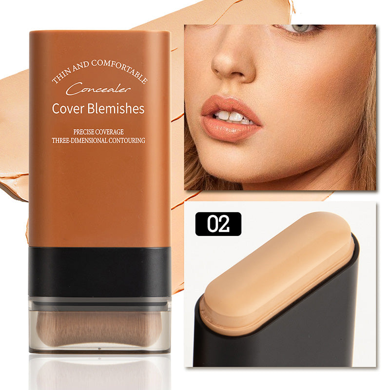 VelourSkin™ – Stick Fond de Teint Hydratant avec Pinceau Intégré | 1+1 GRATUIT