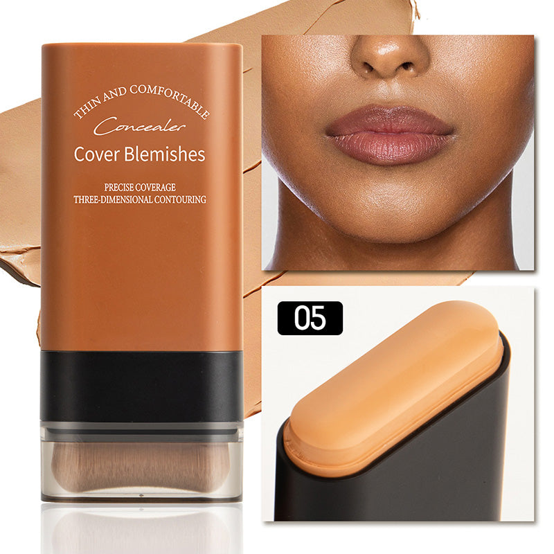 VelourSkin™ – Stick Fond de Teint Hydratant avec Pinceau Intégré | 1+1 GRATUIT