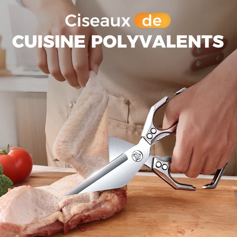 ChefCut™ – Ciseaux de Cuisine Multifonctionnels et Puissants