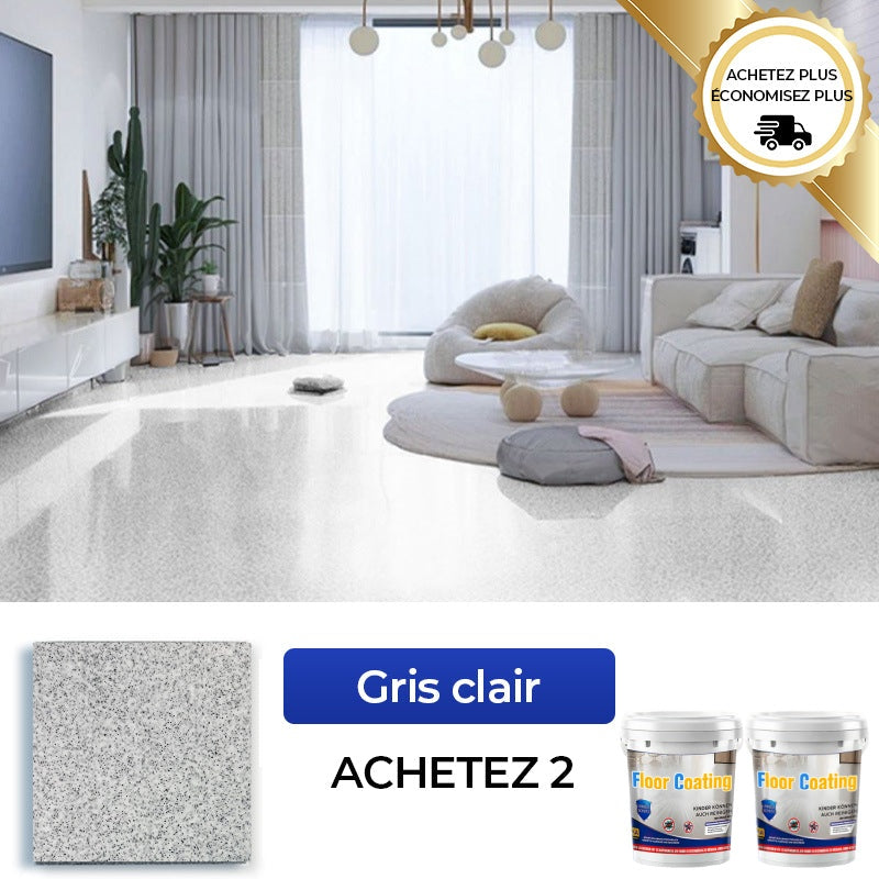 Marbélia™ – Revêtement de sol époxy effet marbre haute brillance