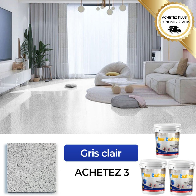 Marbélia™ – Revêtement de sol époxy effet marbre haute brillance