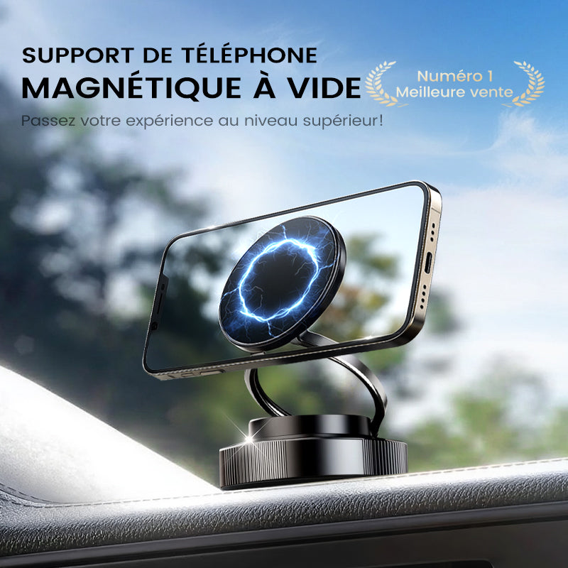 MagniHold™ – Support Téléphone Magnétique avec Ventouse Réglable à 360°