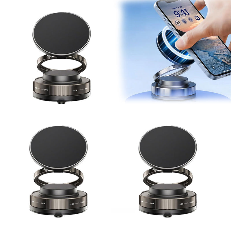 MagniHold™ – Support Téléphone Magnétique avec Ventouse Réglable à 360°