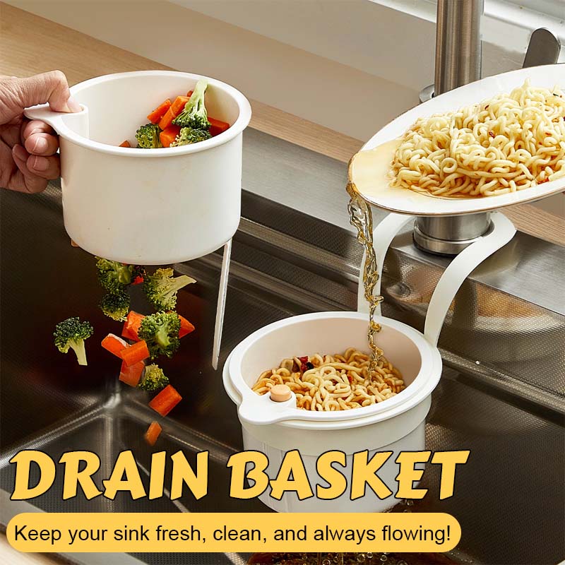 DrainaClean™ — Le Panier de Vidange 3-en-1 Qui Révolutionne Votre Évier !