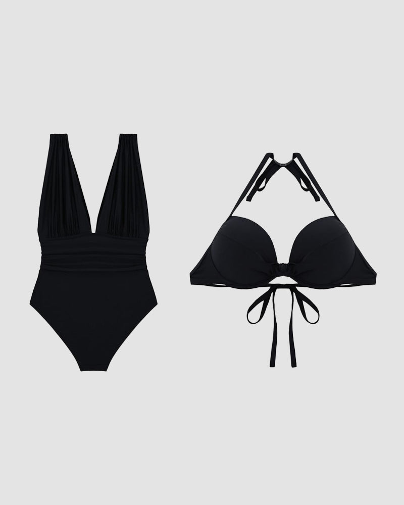 Oceana Flair™ – Maillot de bain sculptant avec élégant décolleté en V