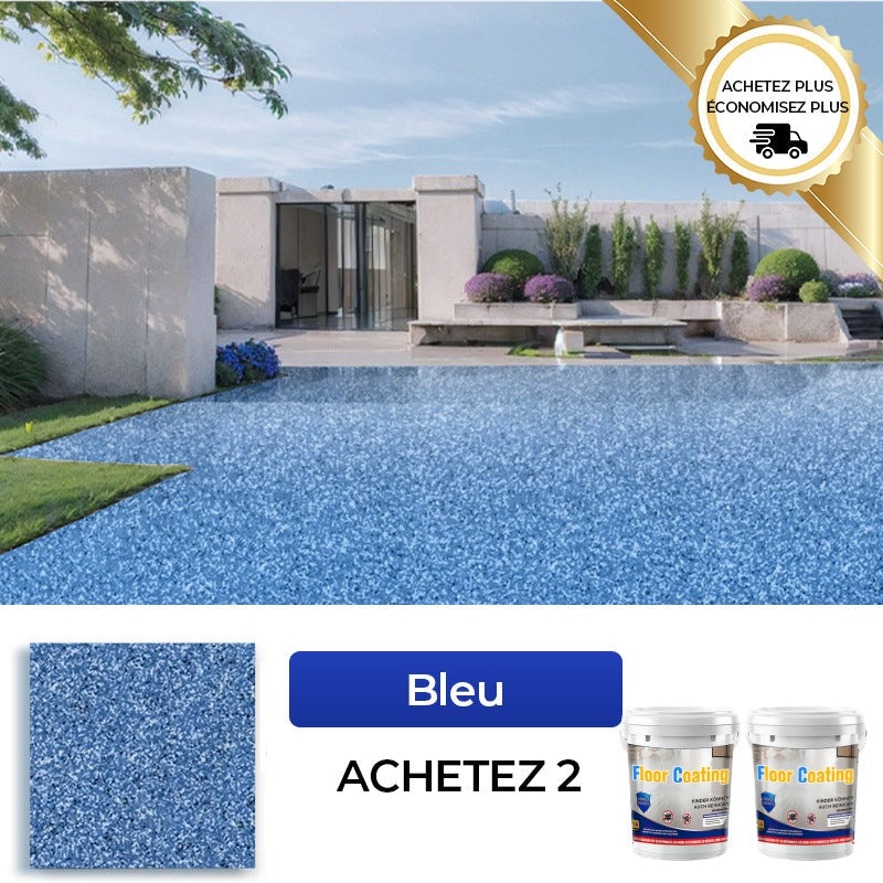 Marbélia™ – Revêtement de sol époxy effet marbre haute brillance