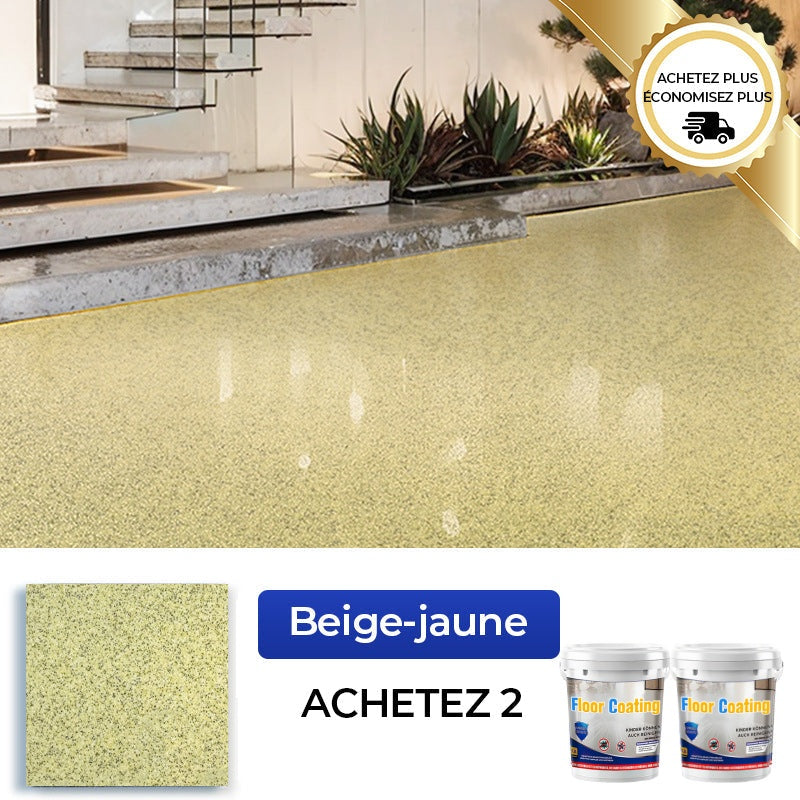 Marbélia™ – Revêtement de sol époxy effet marbre haute brillance