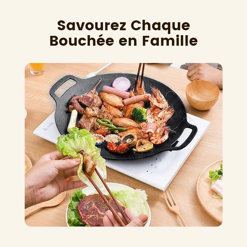 GrillMastery™ – Plaque de cuisson multifonction antiadhésive