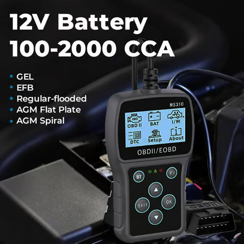 VoltMaster™ BT100 – Testeur de batterie intelligent pour tous les bricoleurs et professionnels