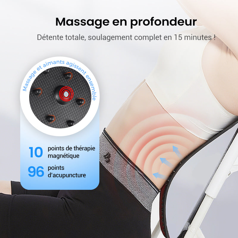 AlignaFlex™ – Appareil d’Étirement Lombaire avec Massage Magnétique