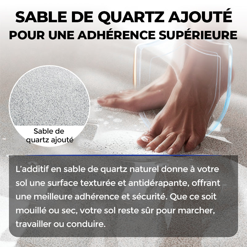 Marbélia™ – Revêtement de sol époxy effet marbre haute brillance