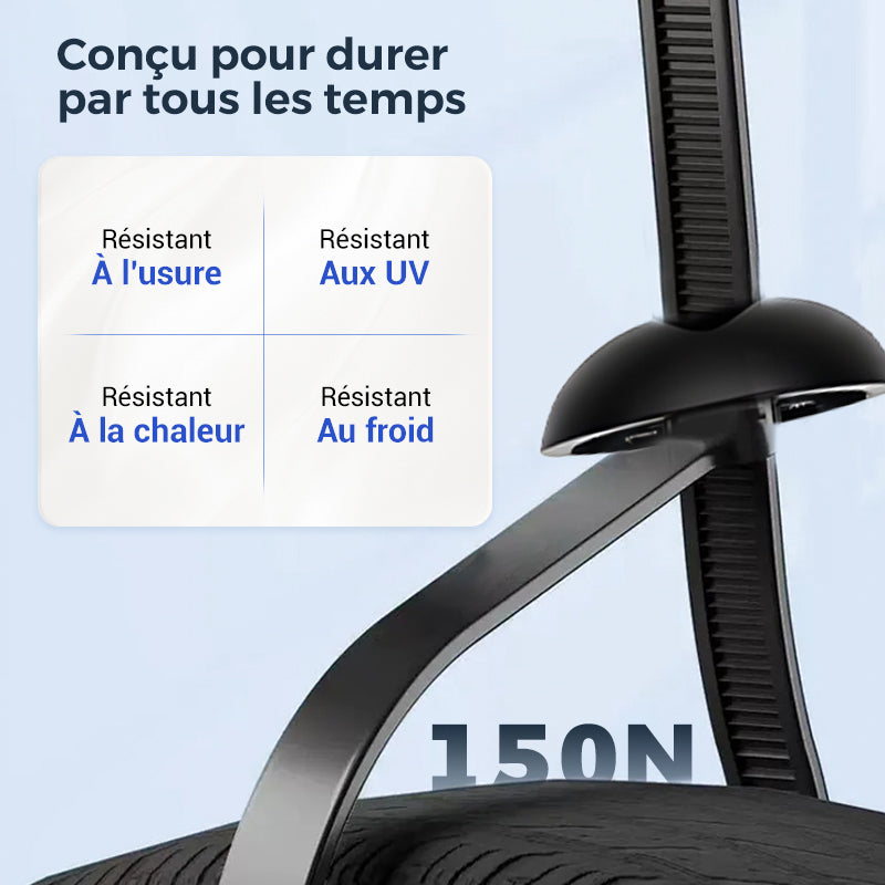 FixNyl™ – Attaches de Câbles Universelles en Nylon Haute Résistance
