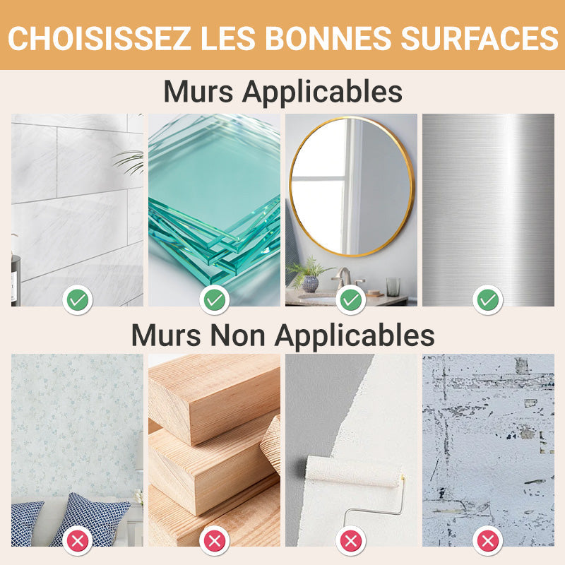 AquaNest™ – Étagère de Salle de Bain à Ventouse avec Drainage