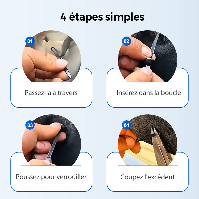 FixNyl™ – Attaches de Câbles Universelles en Nylon Haute Résistance