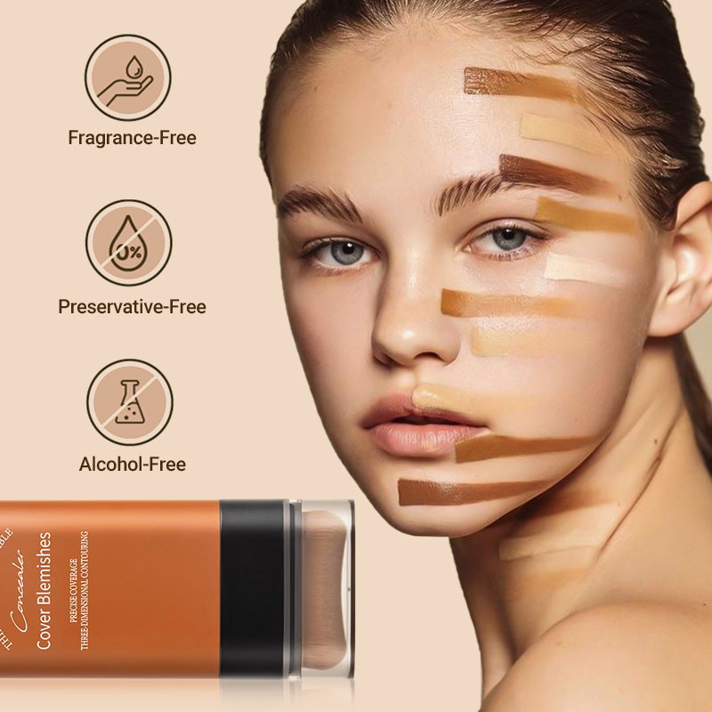 VelourSkin™ – Stick Fond de Teint Hydratant avec Pinceau Intégré | 1+1 GRATUIT