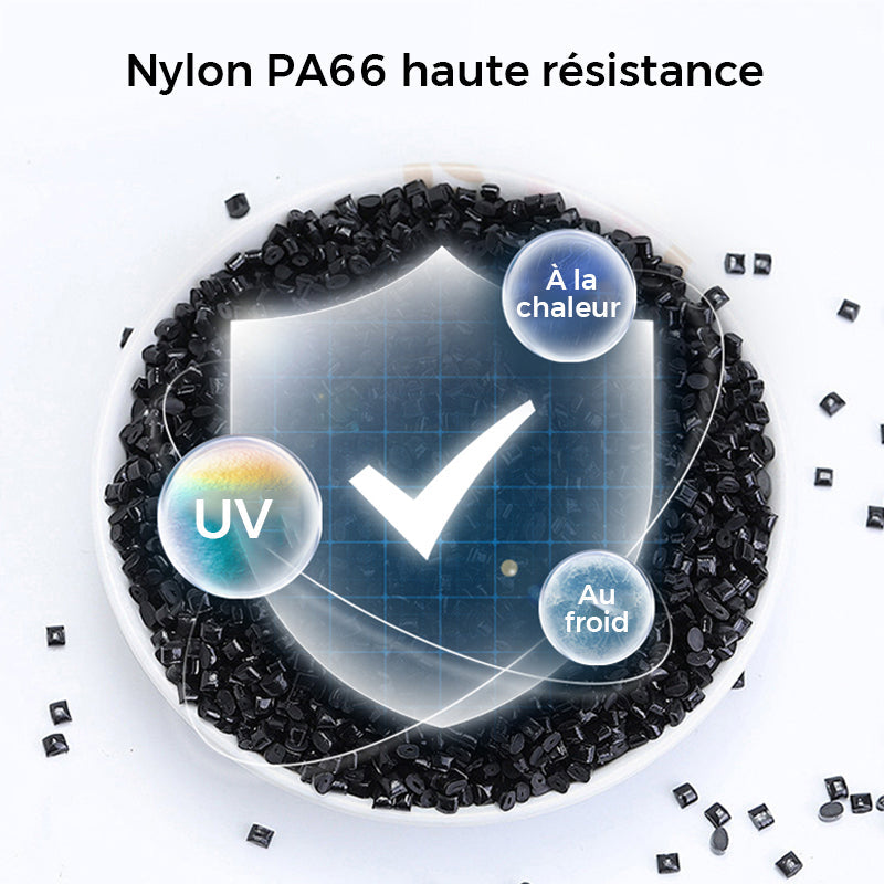 FixNyl™ – Attaches de Câbles Universelles en Nylon Haute Résistance