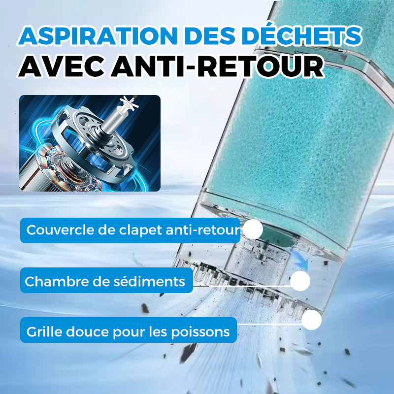 AquaPure™ – Filtration Silencieuse & Efficace pour Aquariums