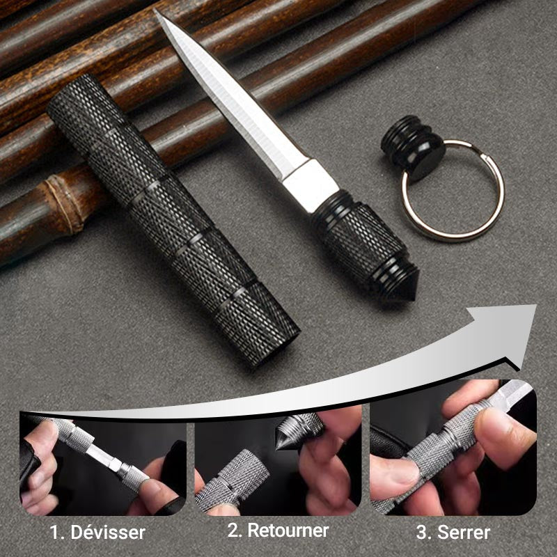 EdgeMate™ – Couteau de poche portable avec porte-clés détachable