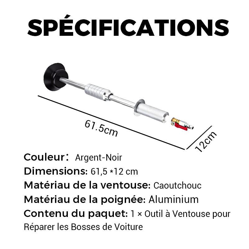 DentoraFix™ – Ventouse Pneumatique de Débosselage Automobile