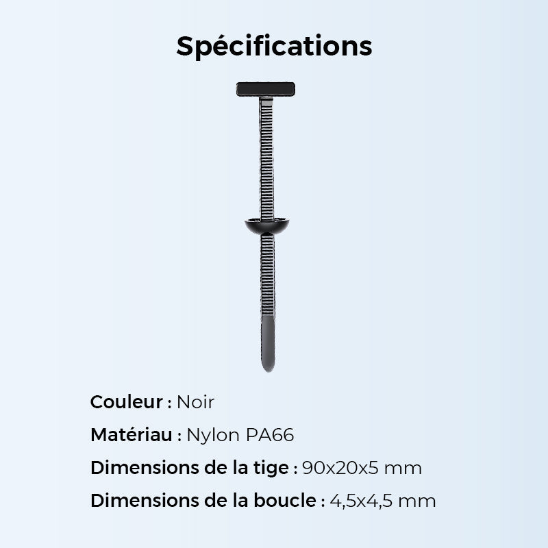 FixNyl™ – Attaches de Câbles Universelles en Nylon Haute Résistance