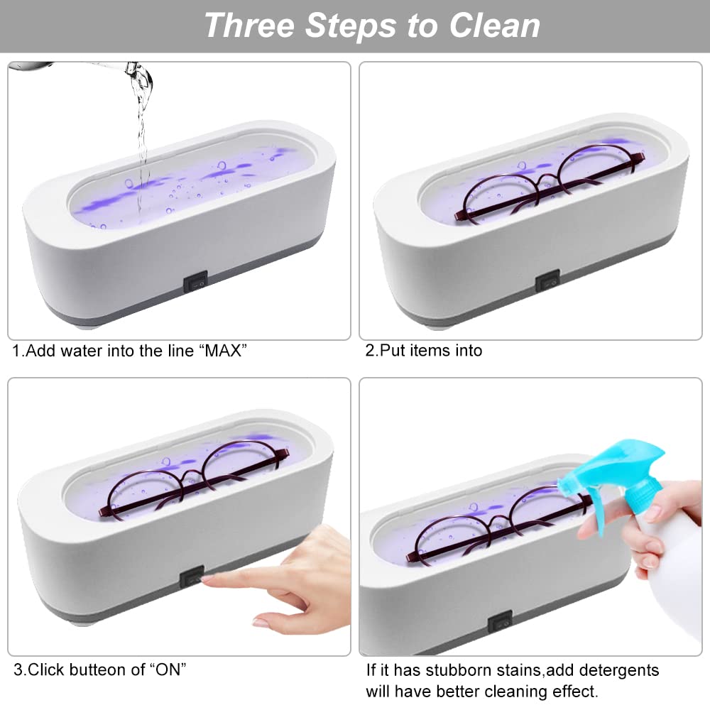 ClarityWave™ – Nettoyeur Ultrasonique Compact et Polyvalent