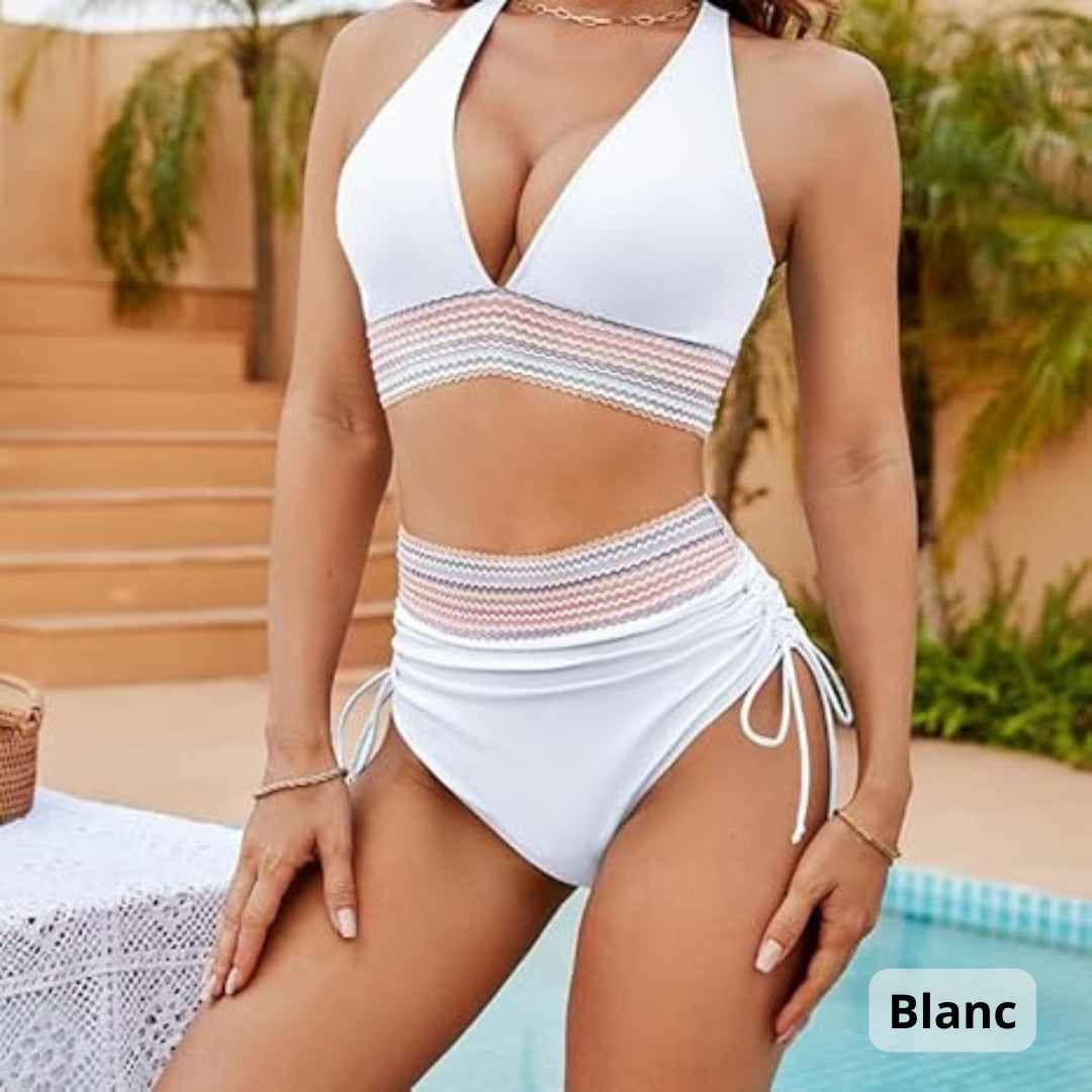 AquaBelle™ - Bikini Taille Haute