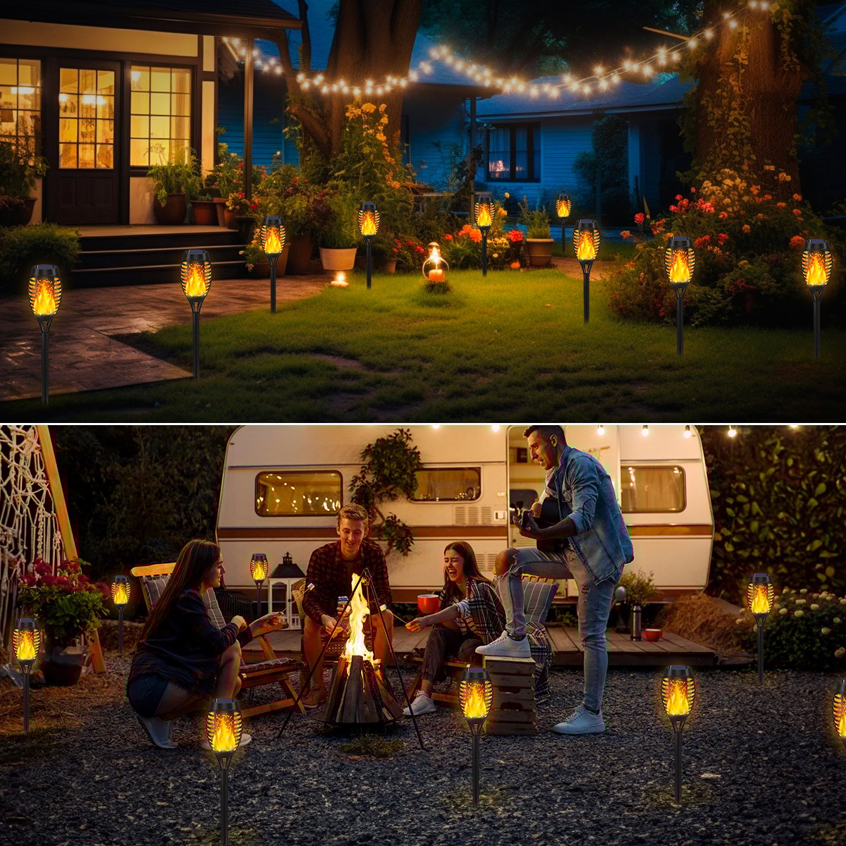 GlowFlare™ – Lampes Solaires d'Ambiance