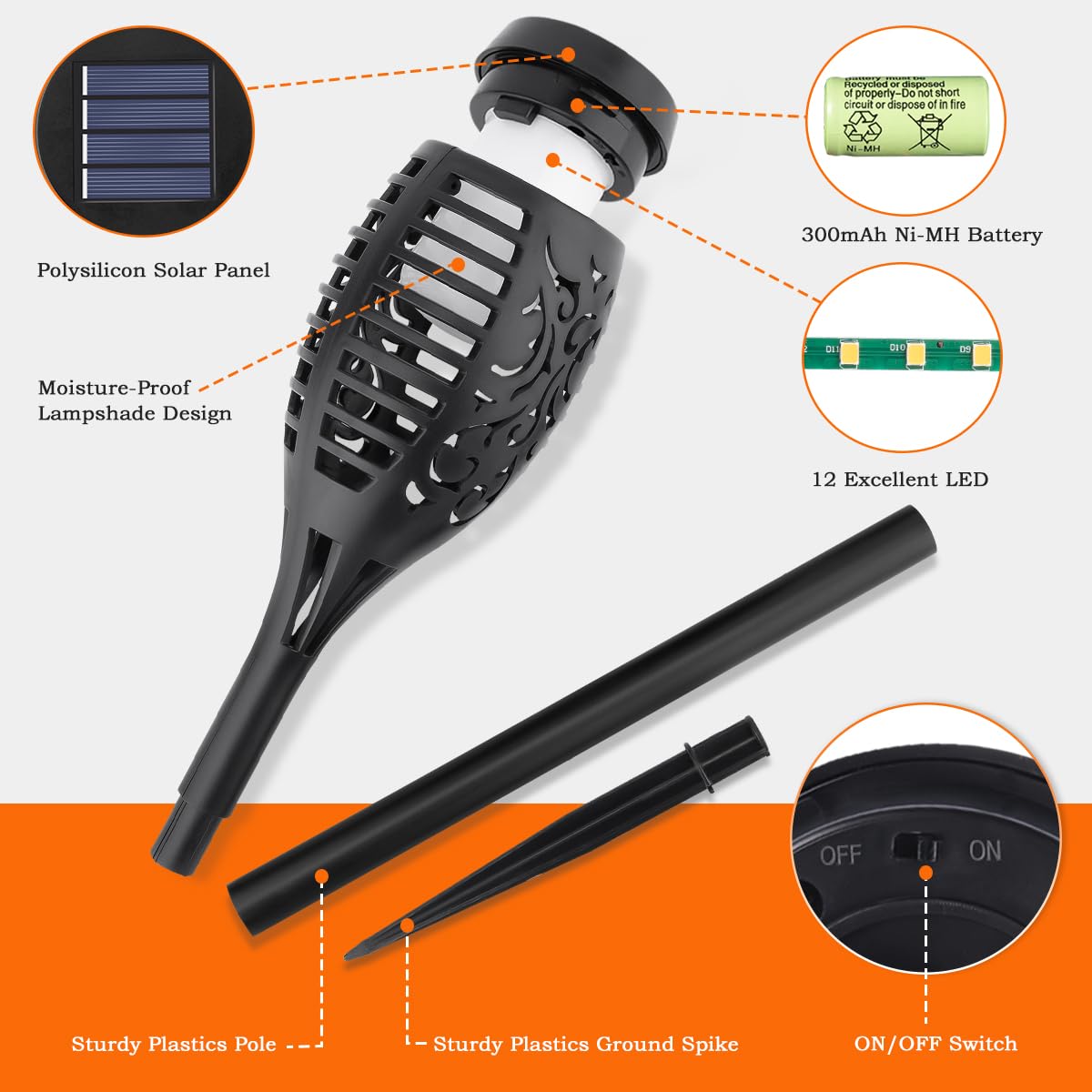 GlowFlare™ – Lampes Solaires d'Ambiance