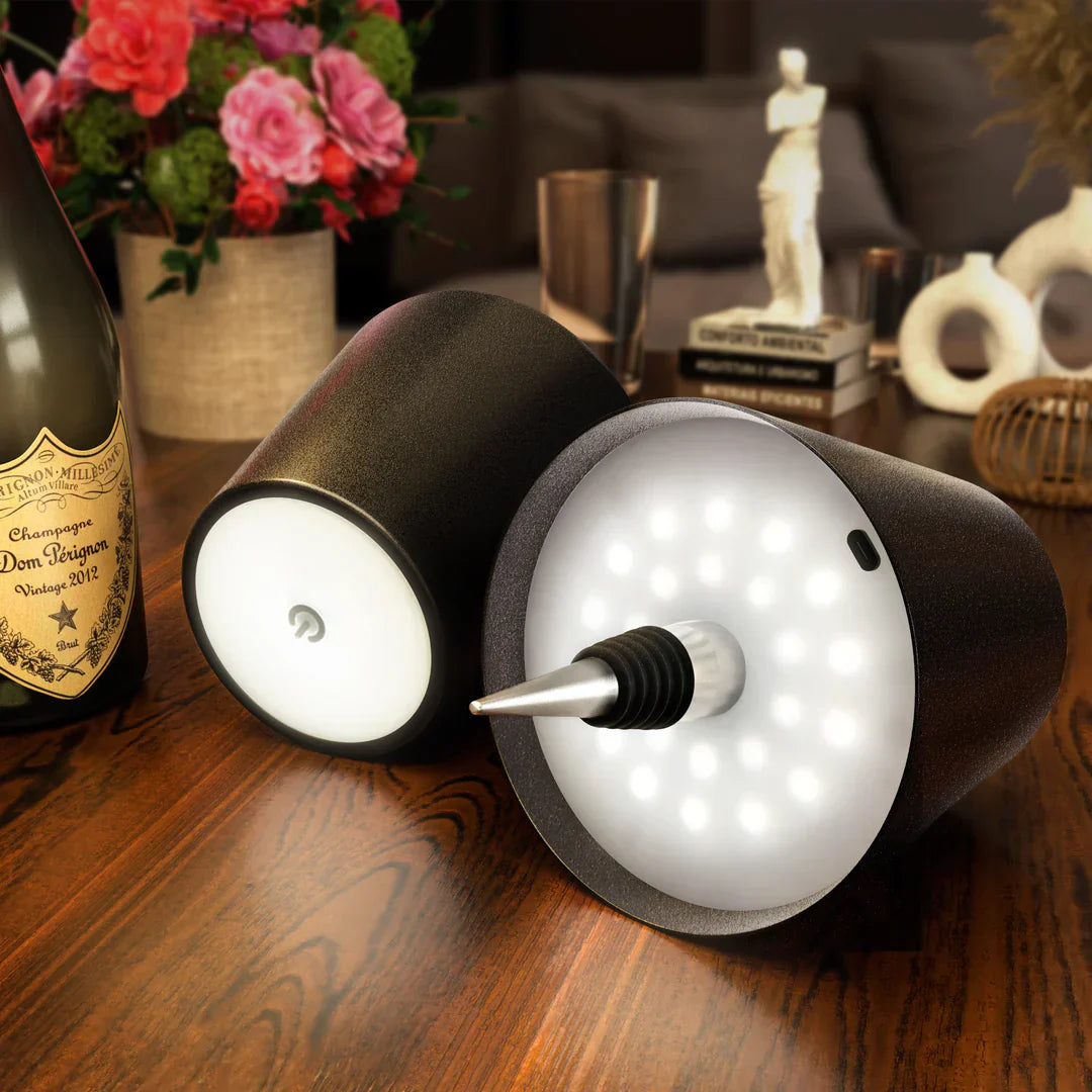 LumiViva - Lampe de Table LED Sans Fil - Ambiance Assurée