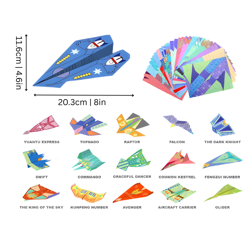 SkyFold™ – Ensemble de Papillons en Papier Colorés