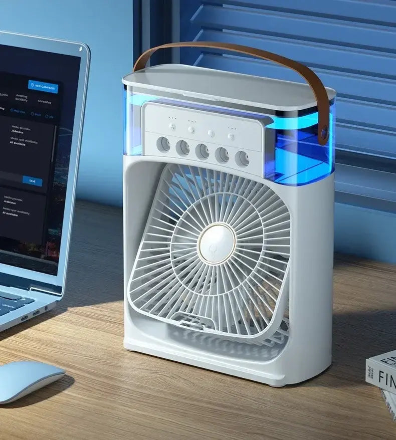 IceFan™ - Ventilateur rafraîchissant portable 3-en-1
