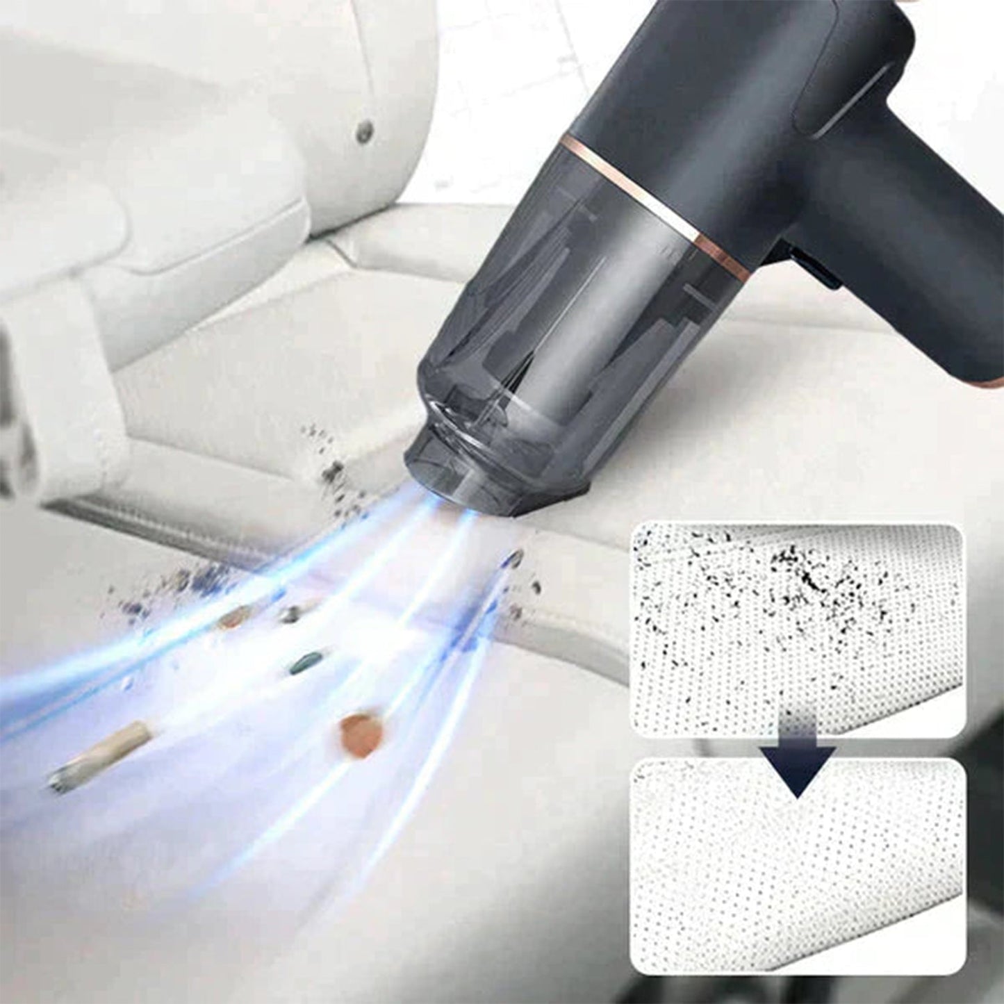AeroFlex™ – Aspirateur Sans Fil 3-en-1 pour Maison & Voiture