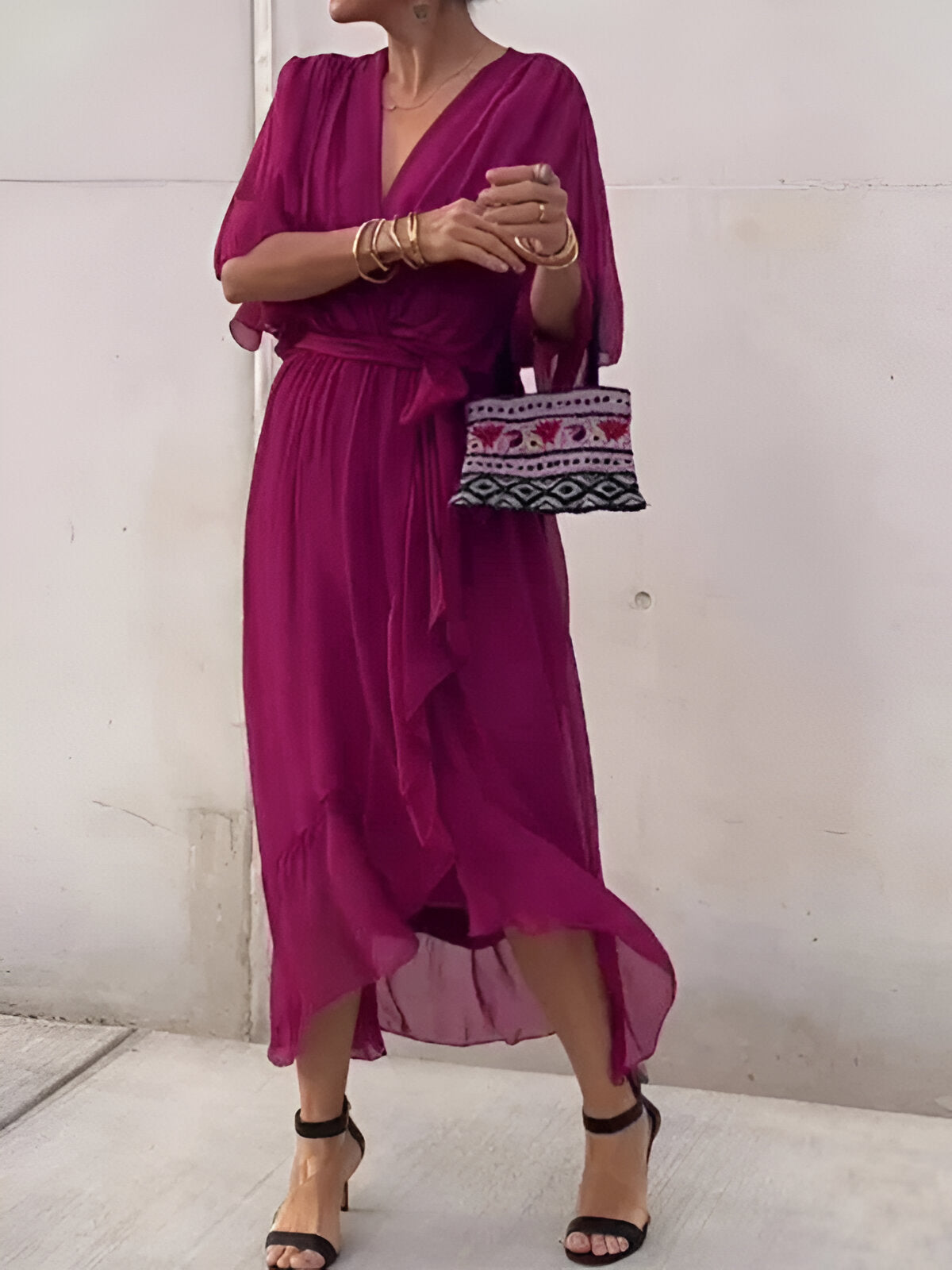 Robe en chiffon Monica