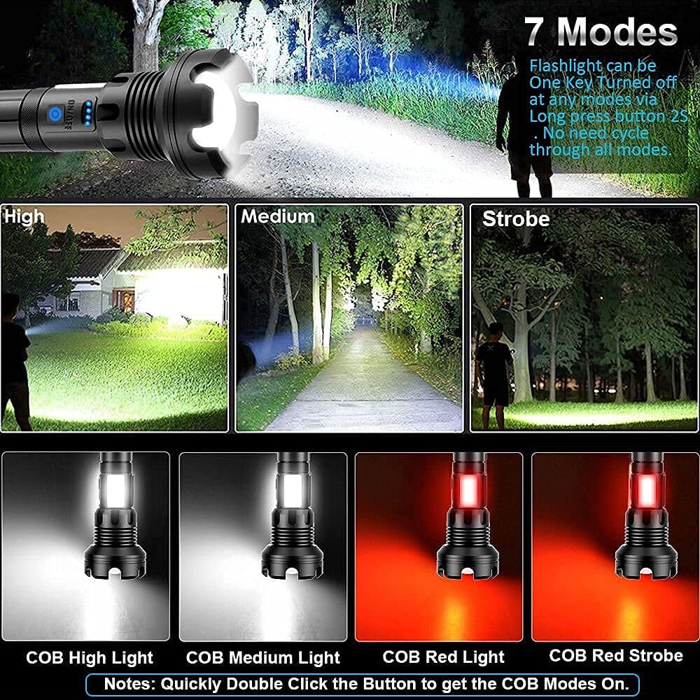 LumiNova™ – Lampe de Poche Tactique LED Haute Puissance