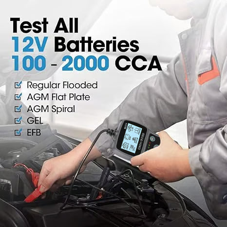 VoltMaster™ BT100 – Testeur de batterie intelligent pour tous les bricoleurs et professionnels