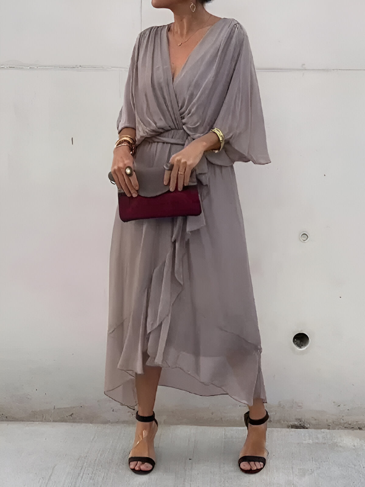 Robe en chiffon Monica
