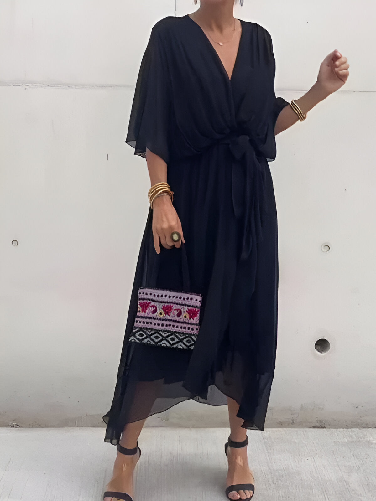 Robe en chiffon Monica
