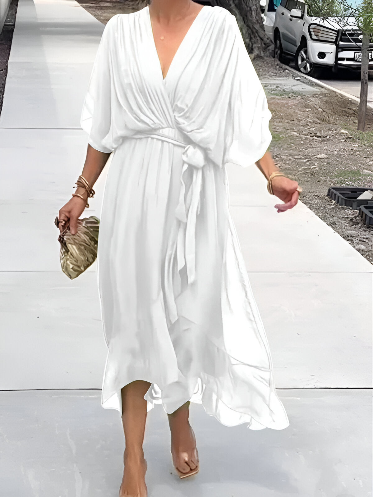 Robe en chiffon Monica