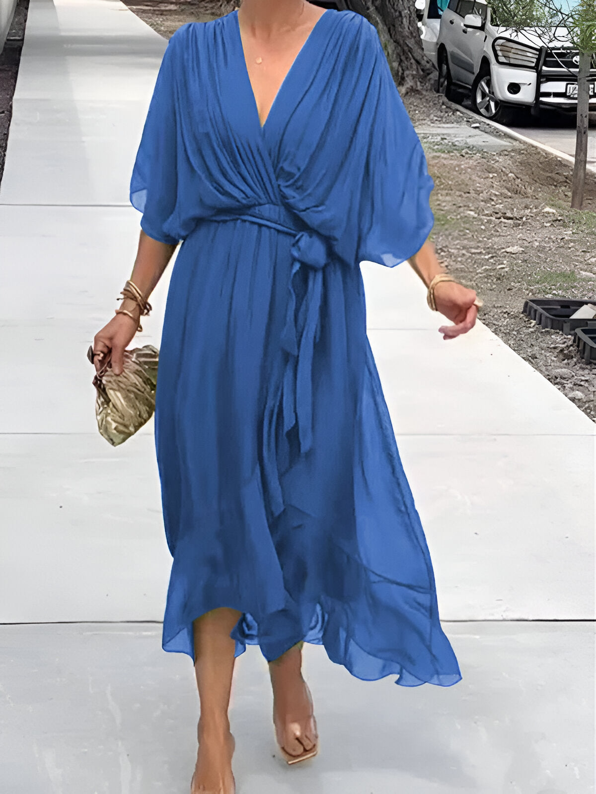 Robe en chiffon Monica