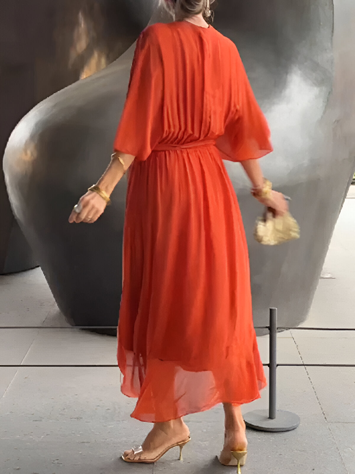 Robe en chiffon Monica