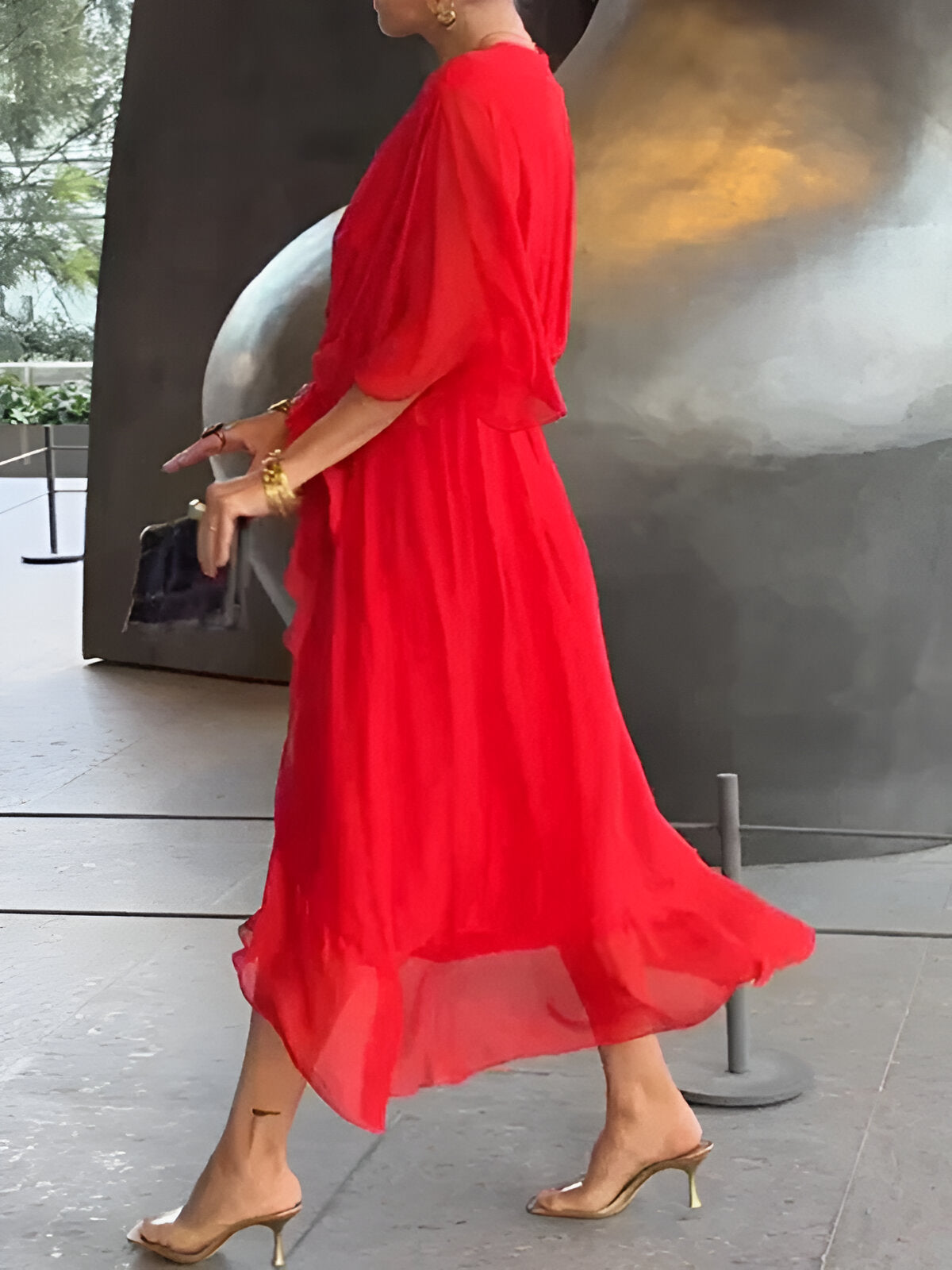 Robe en chiffon Monica