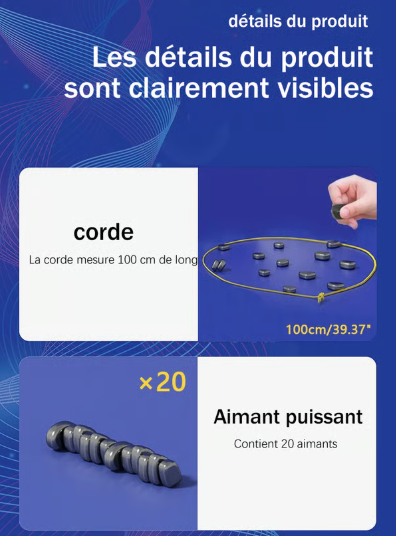 Magnetica™ – Jeu de Plateau Magnétique