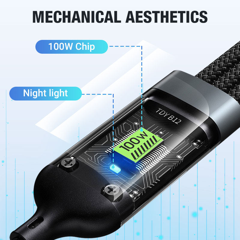 Voltix™ – Le Câble de Chargement 3-en-1 Ultime
