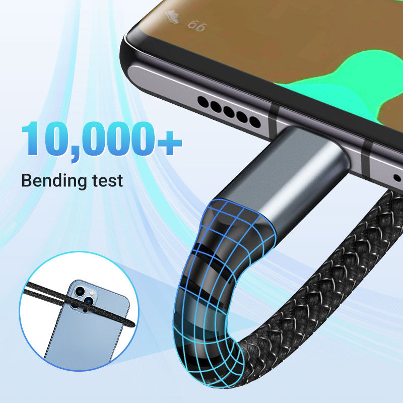 Voltix™ – Le Câble de Chargement 3-en-1 Ultime