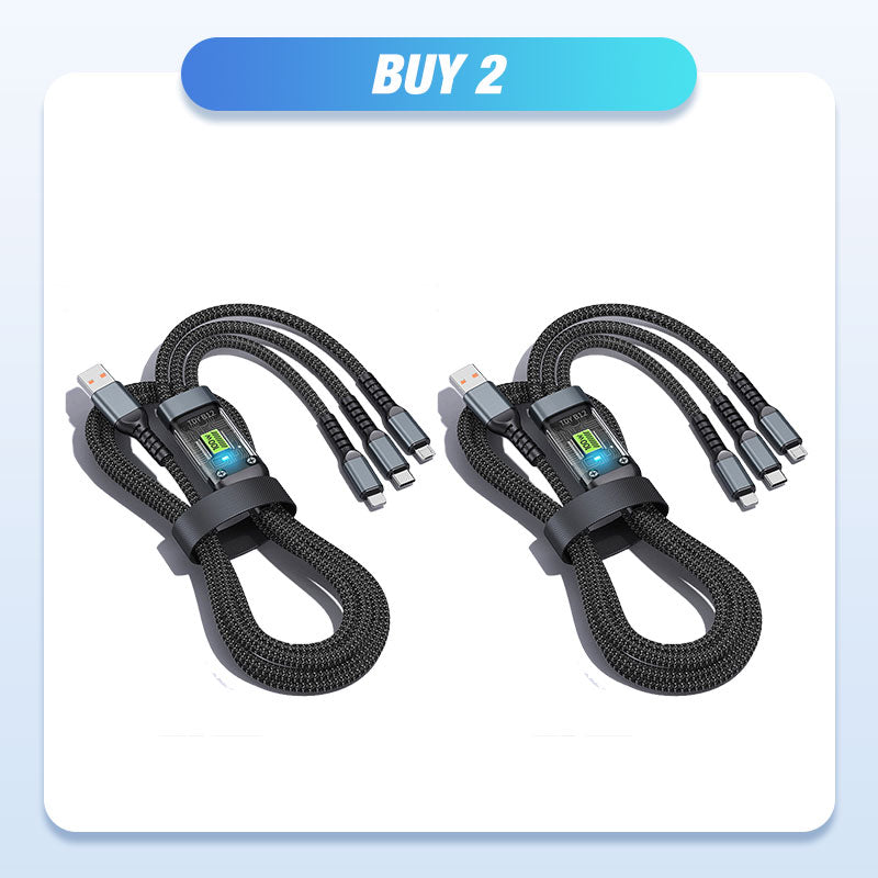 Voltix™ – Le Câble de Chargement 3-en-1 Ultime