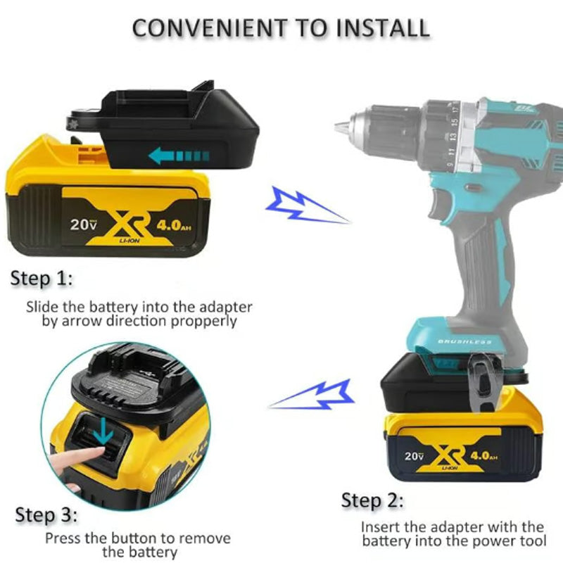 VoltixPro™ – Adaptateur de Batterie Lithium 18V Universel