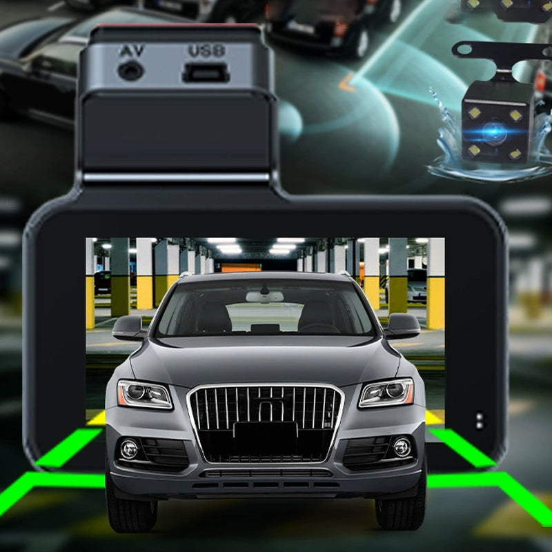 DriveVision - Caméra de tableau de bord double WiFi avec vision nocturne