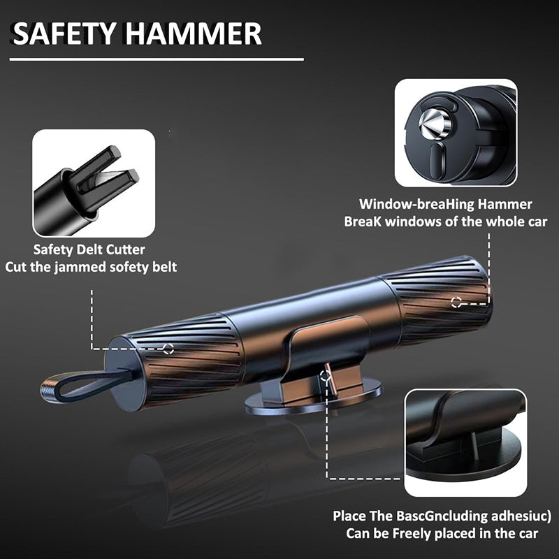 AutoGuardX™ – Marteau de Sécurité 2-en-1 Compact & Fiable