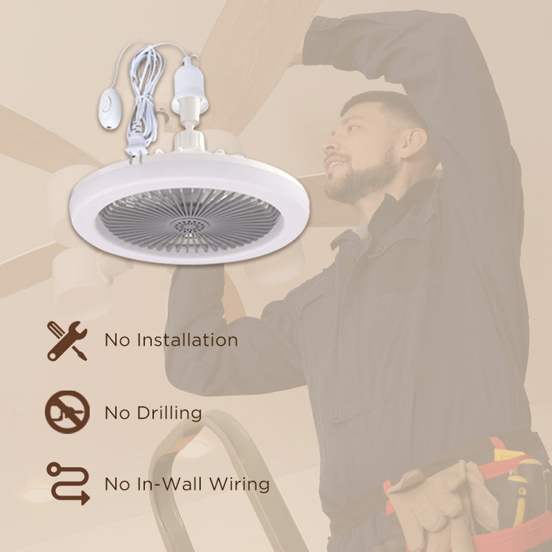 LumiBreeze™ – Ventilateur de Plafond Intelligent avec Éclairage