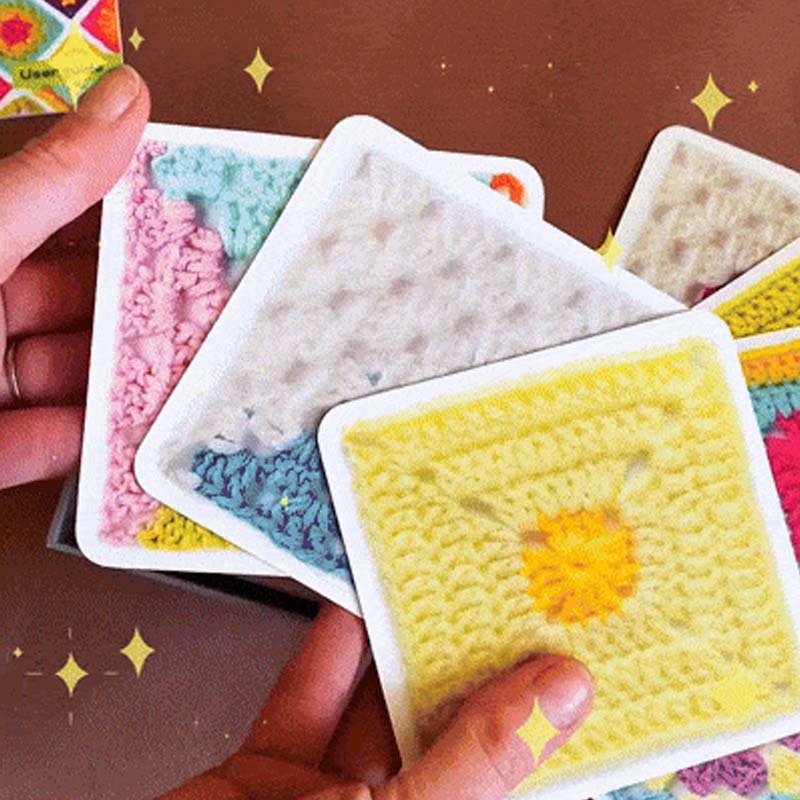 CréaSquare™ – Jeu de Cartes Granny Crochet
